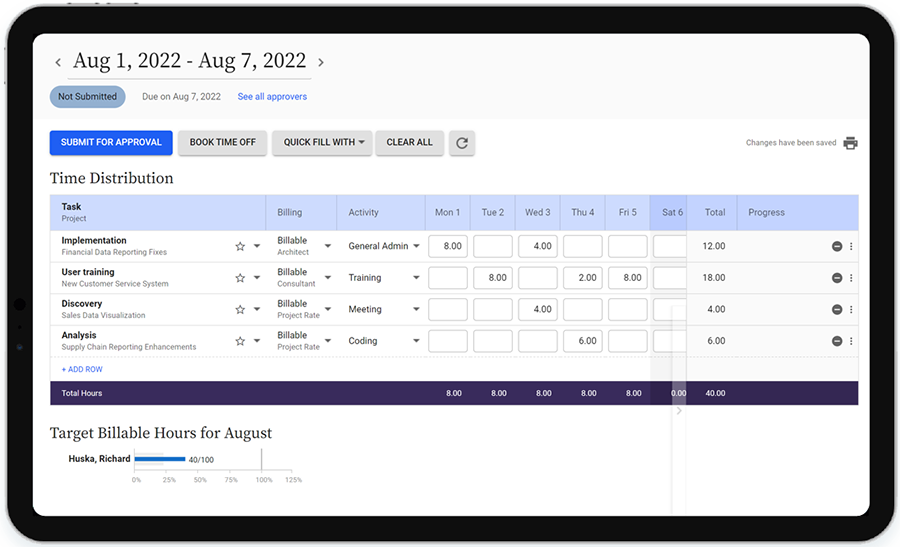 Billing Productivity using Project Billing Software