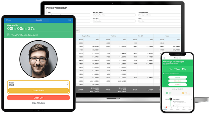 Configurable Time Tracking using ADP