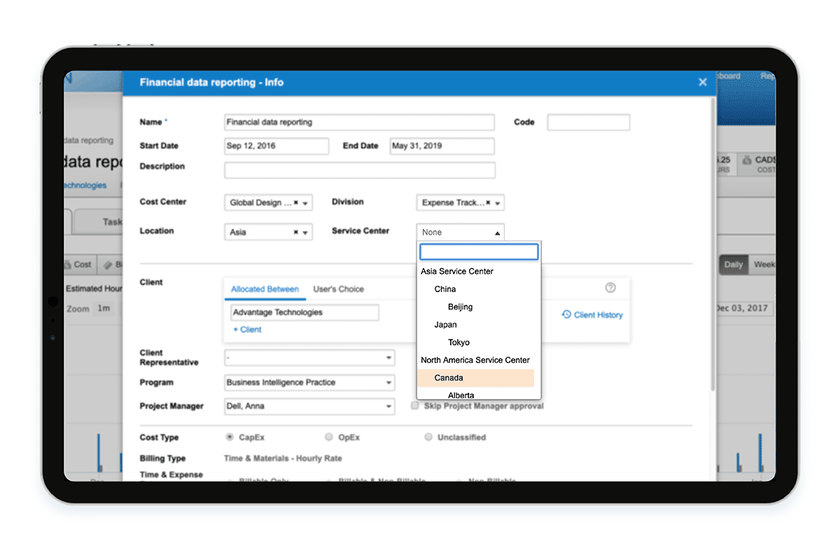 Mobile Time Tracking Platform using Oracle Integration