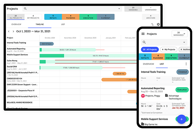 embedded services project management