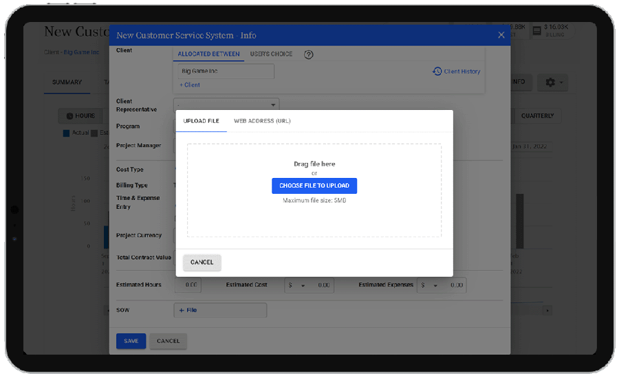 Project Documentation using Billing Hours Software