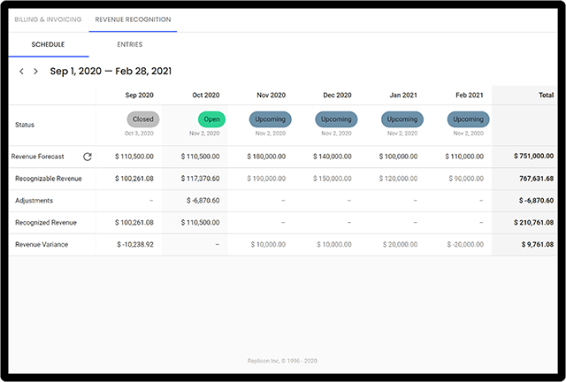 project revenue management