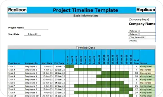 Project Timeline Template