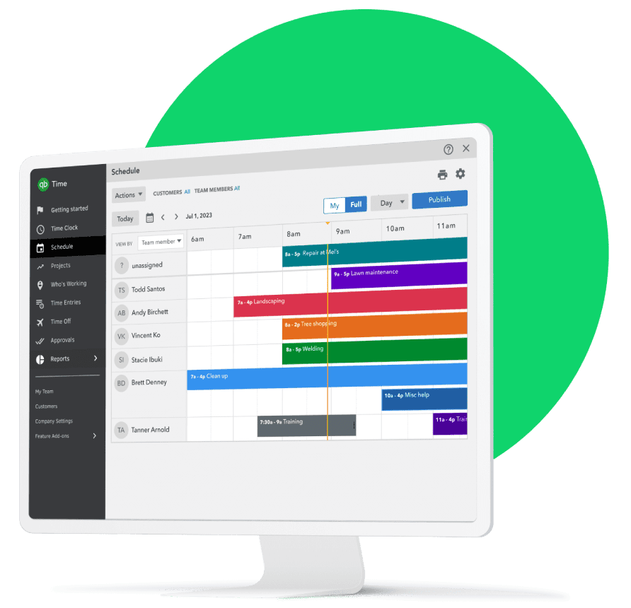 Quickbooks Time product screenshot