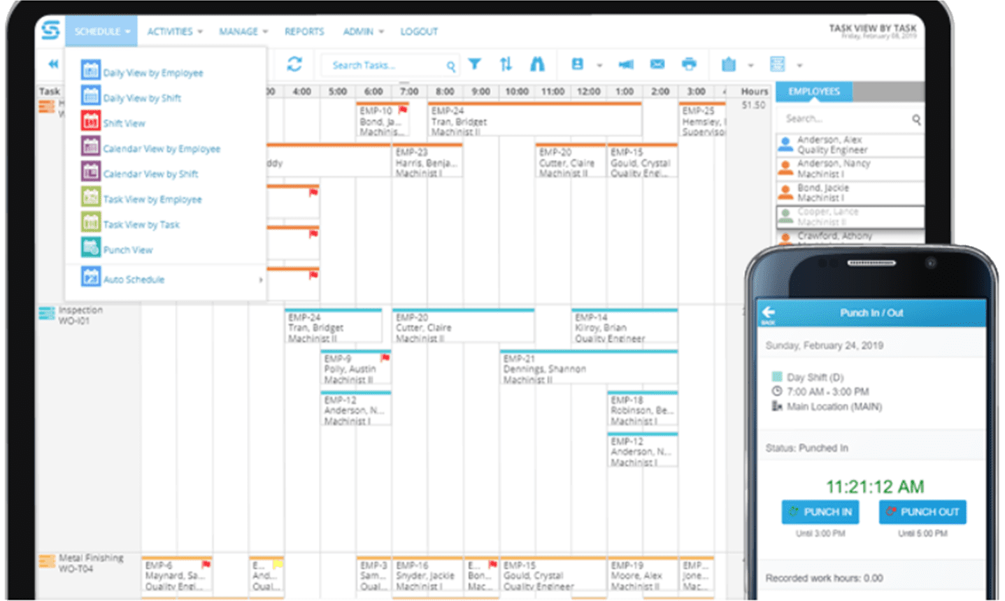 Snap Schedule product screenshot