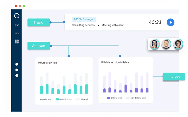 Time Analytics product screenshot